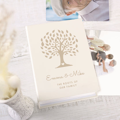 Personalised Family Tree 6x4 Photo Album with Sleeves - MK&JD Gifts