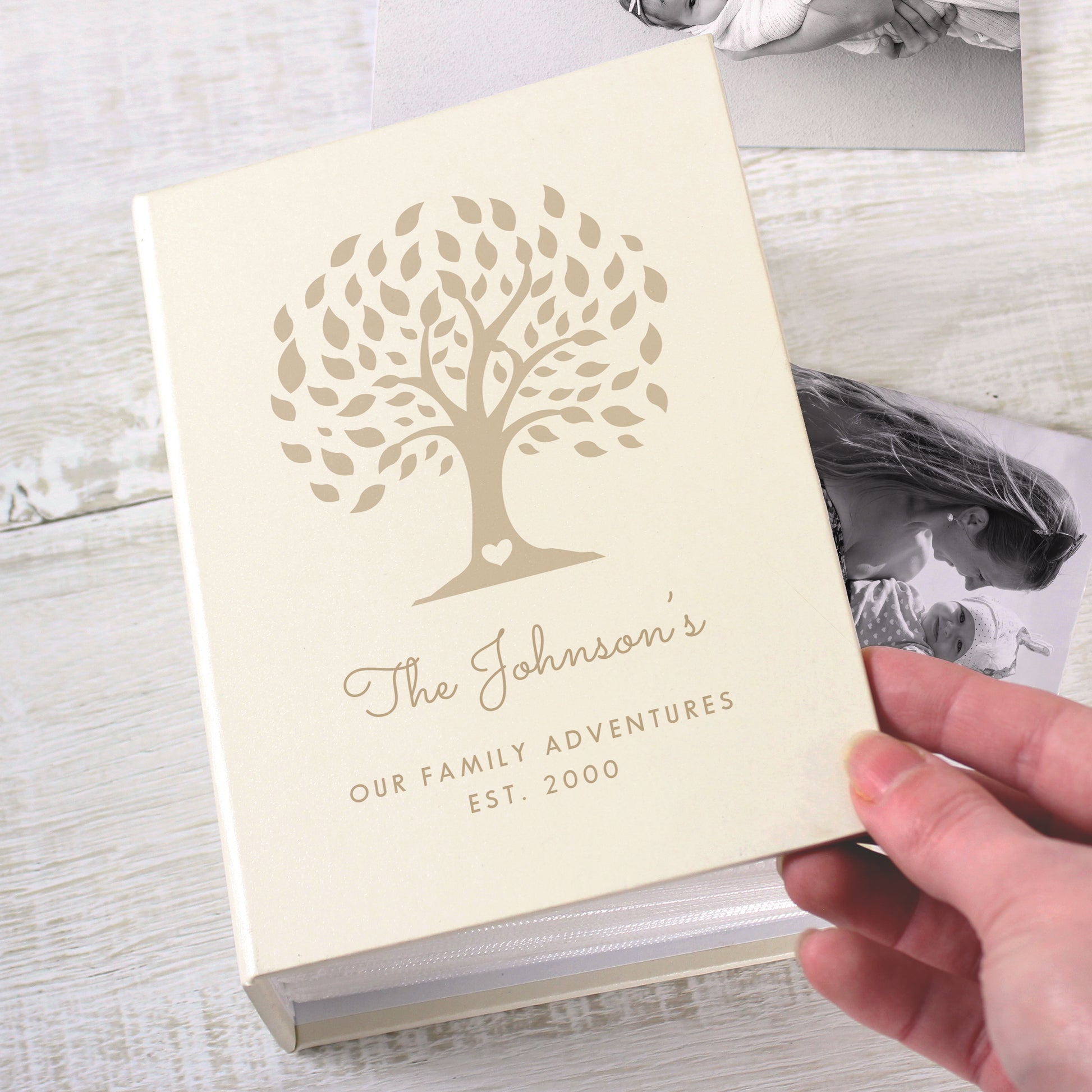 Personalised Family Tree 6x4 Photo Album with Sleeves - MK&JD Gifts