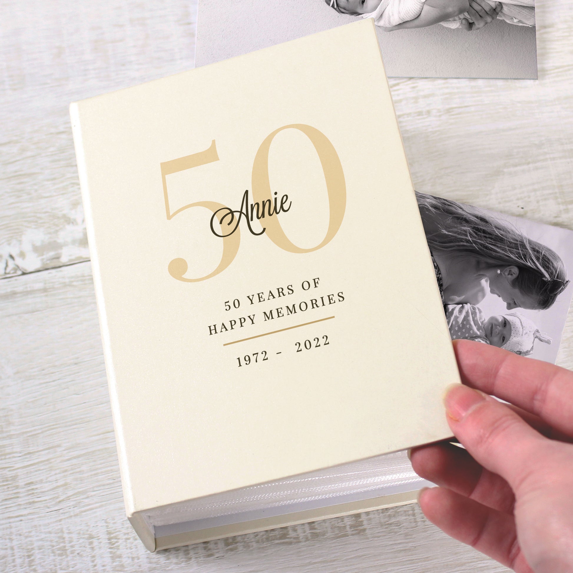 Personalised Big Birthday 6x4 Photo Album with Sleeves - MK&JD Gifts
