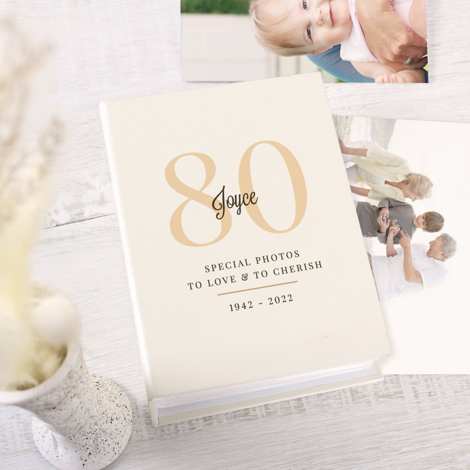 Personalised Big Birthday 6x4 Photo Album with Sleeves - MK&JD Gifts