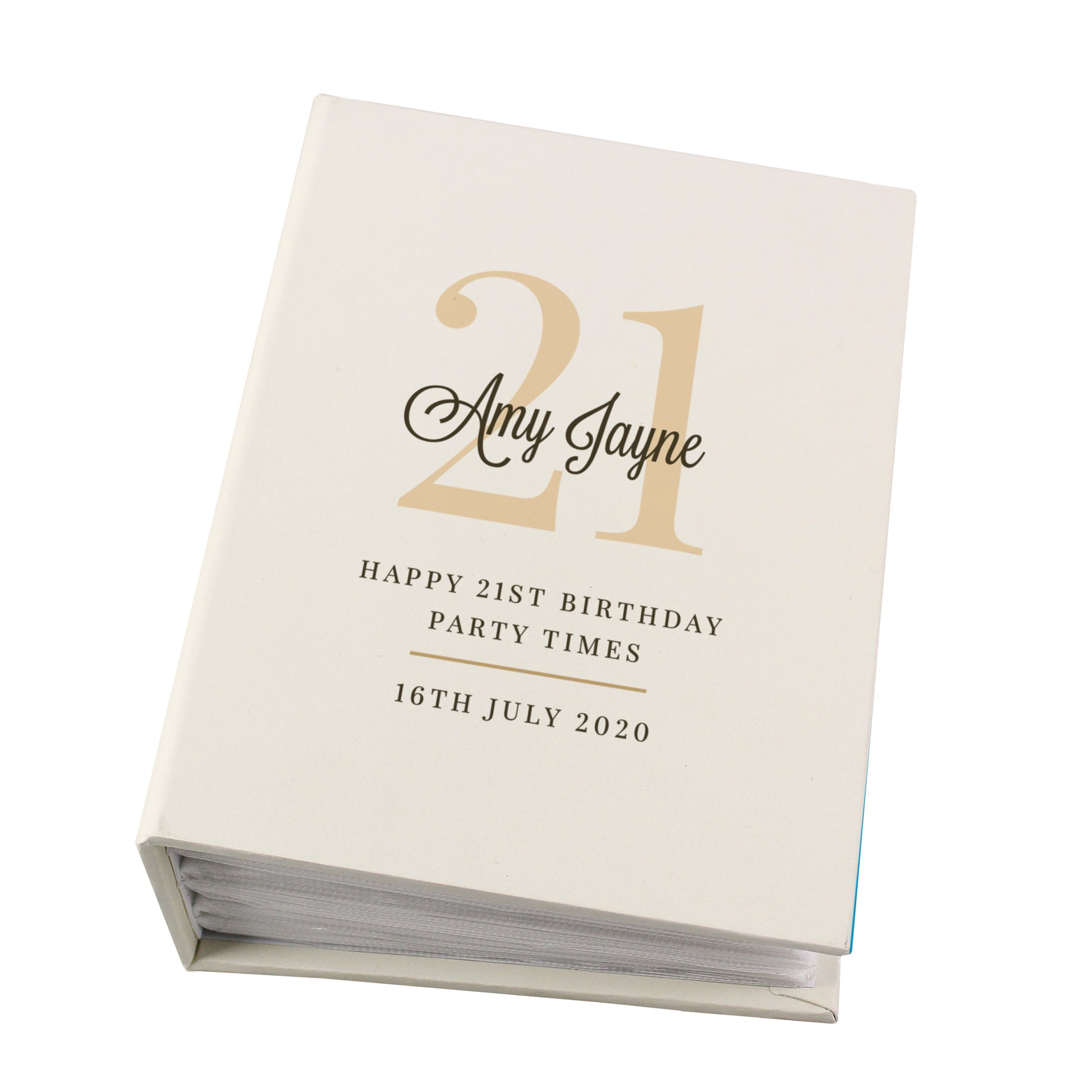Personalised Big Birthday 6x4 Photo Album with Sleeves - MK&JD Gifts