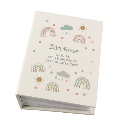 Personalised Rainbow 6x4 Photo Album with Sleeves - MK&JD Gifts