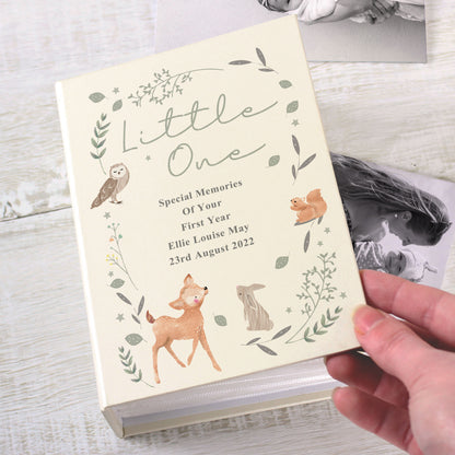 Personalised Woodland Animals 6x4 Photo Album with Sleeves - MK&JD Gifts
