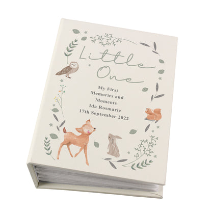 Personalised Woodland Animals 6x4 Photo Album with Sleeves - MK&JD Gifts