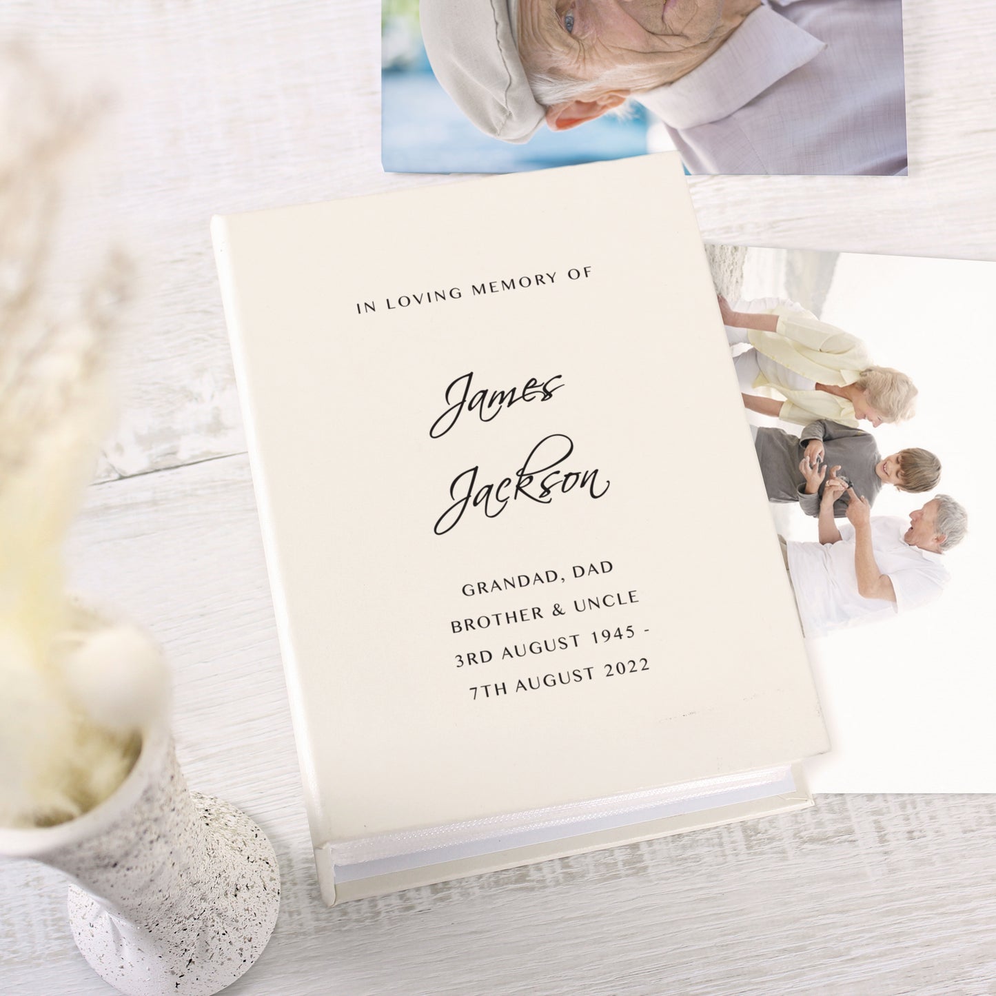 Personalised Free Text 6x4 Photo Album with Sleeves - MK&JD Gifts