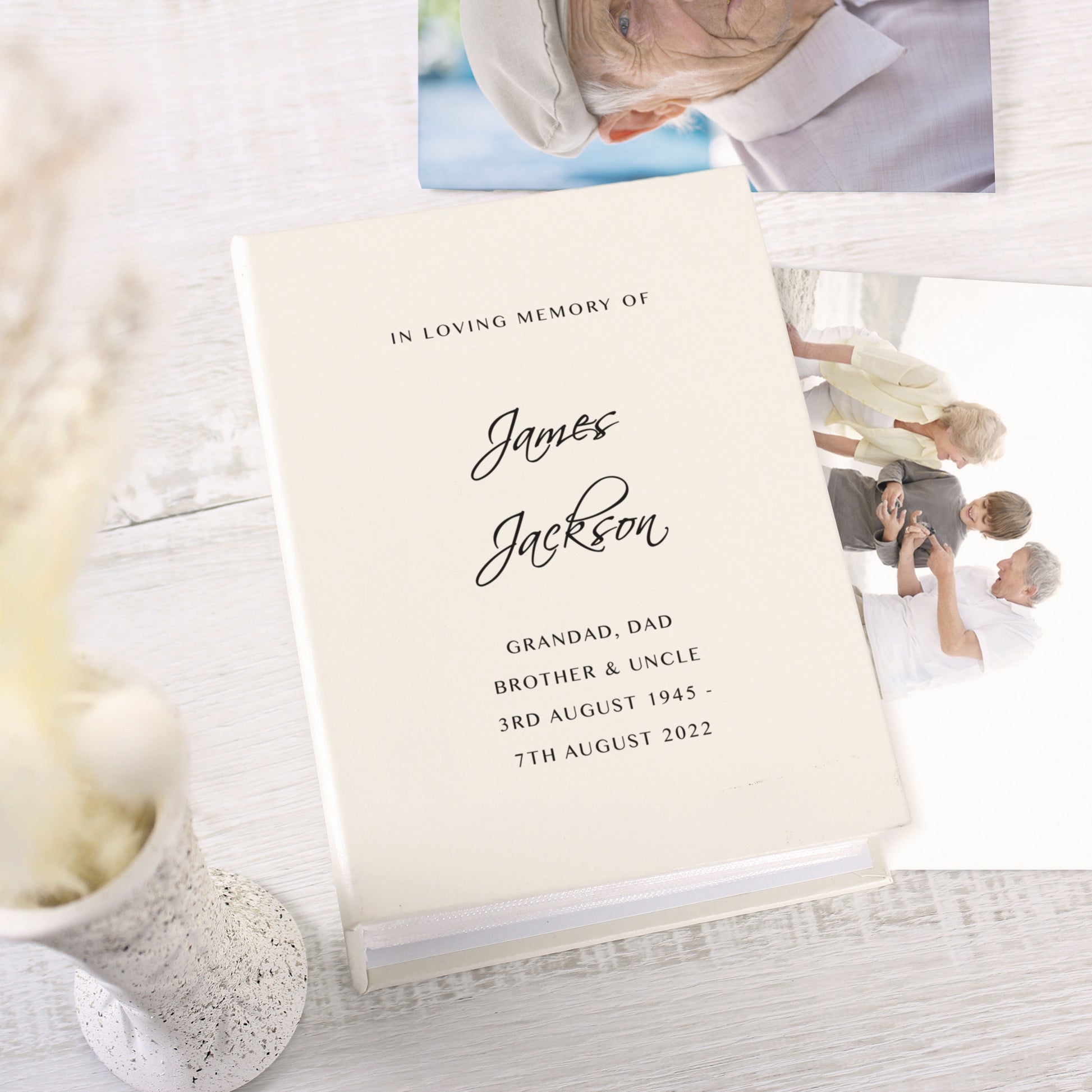 Personalised Free Text 6x4 Photo Album with Sleeves - MK&JD Gifts