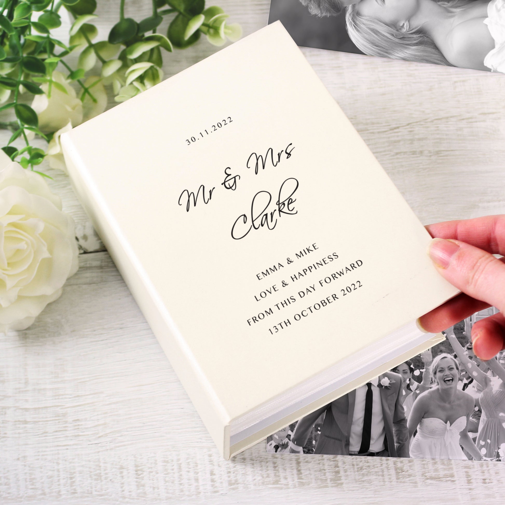 Personalised Free Text 6x4 Photo Album with Sleeves - MK&JD Gifts