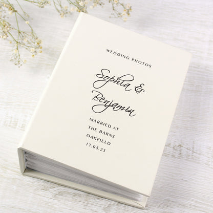 Personalised Free Text 6x4 Photo Album with Sleeves - MK&JD Gifts