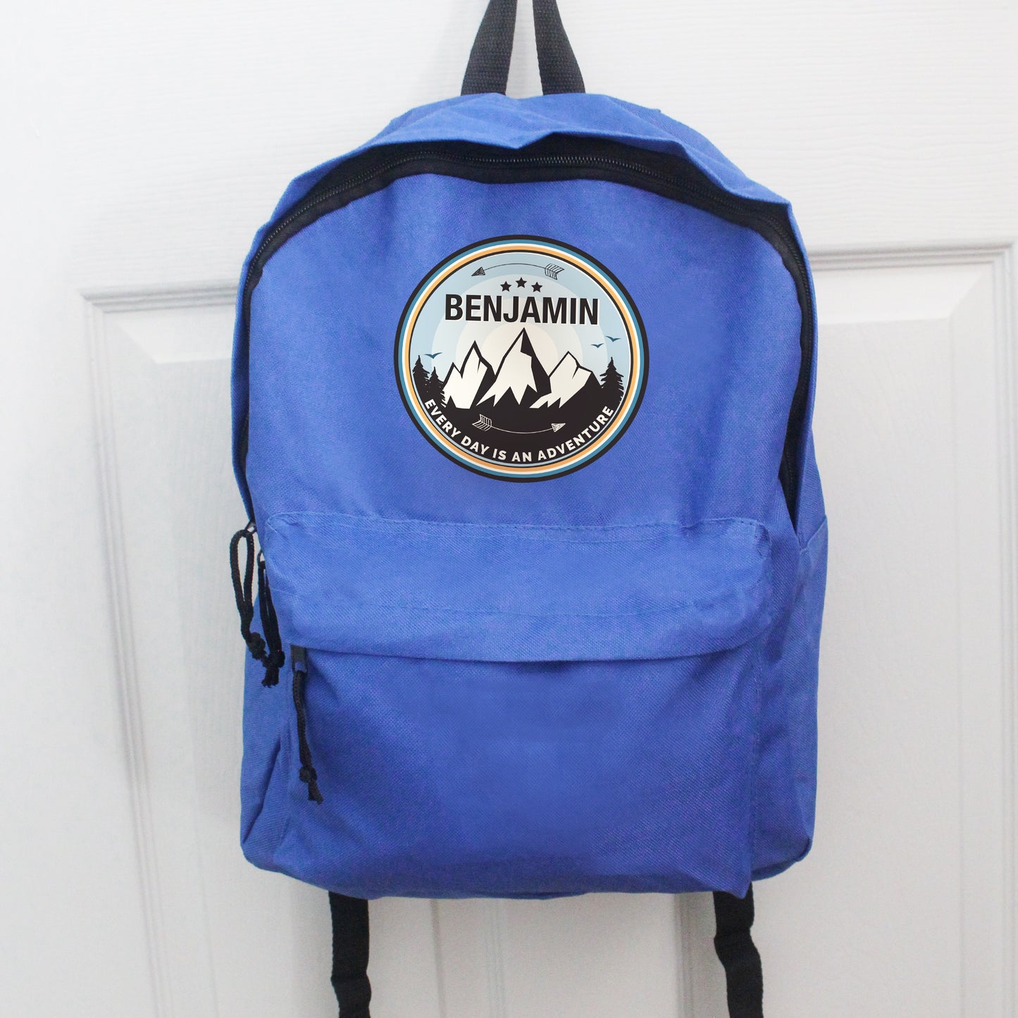 Personalised Adventure Blue Backpack - MK&JD Gifts