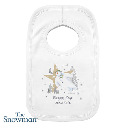 Personalised The Snowman Magical Adventure Bib - MK&JD Gifts