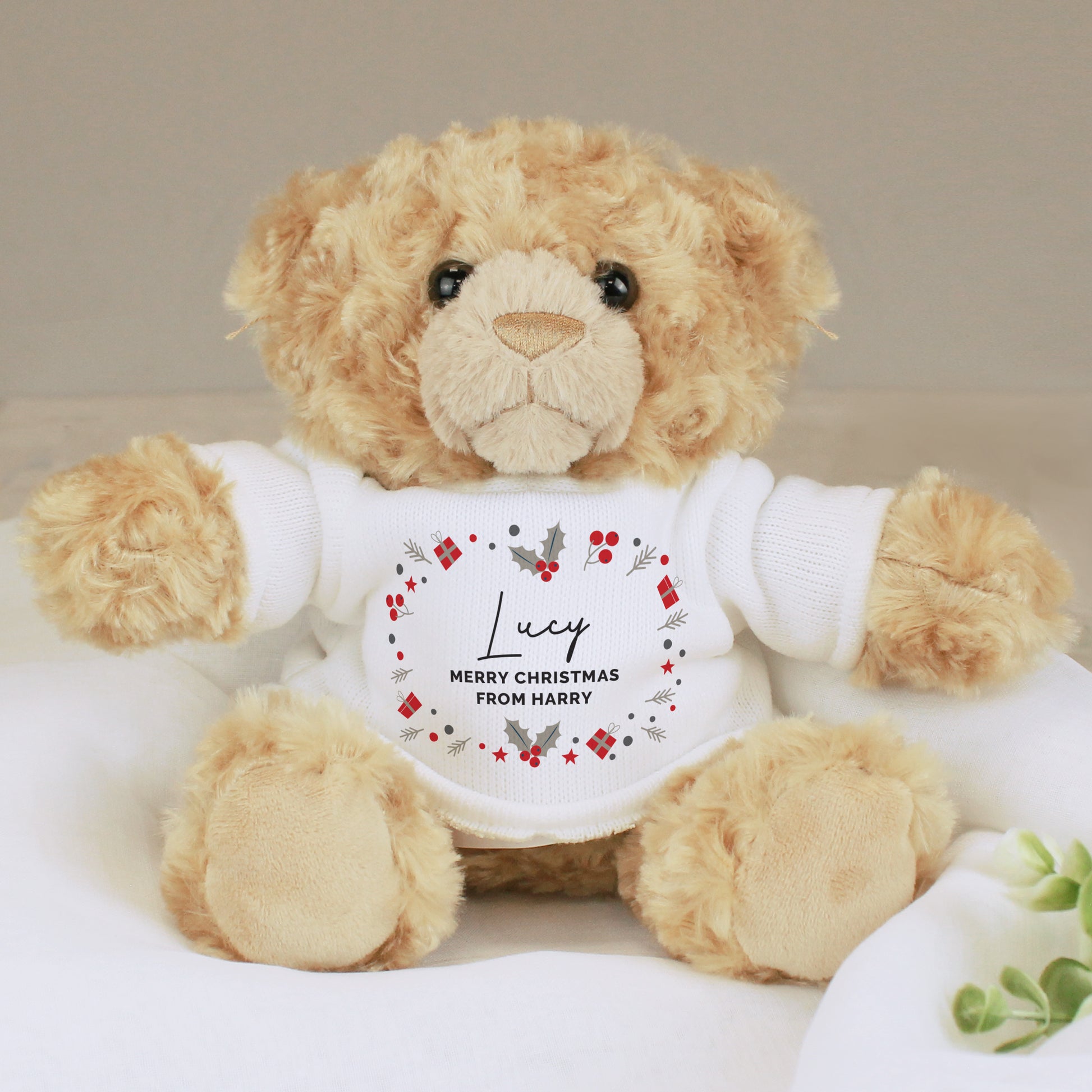 Personalised Christmas Teddy Bear - MK&JD Gifts