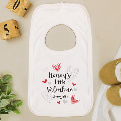 Personalised Little Valentine Baby Bib - MK&JD Gifts