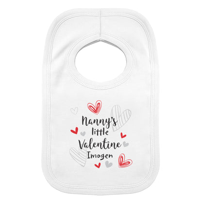 Personalised Little Valentine Baby Bib