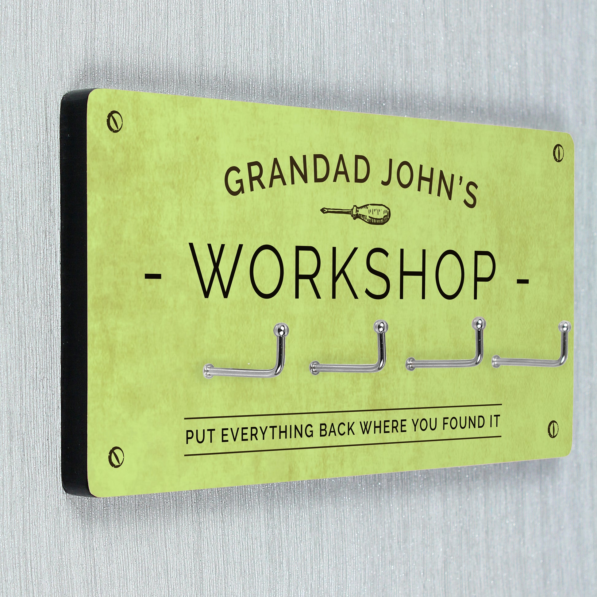 Personalised Workshop Hooks - MK&JD Gifts