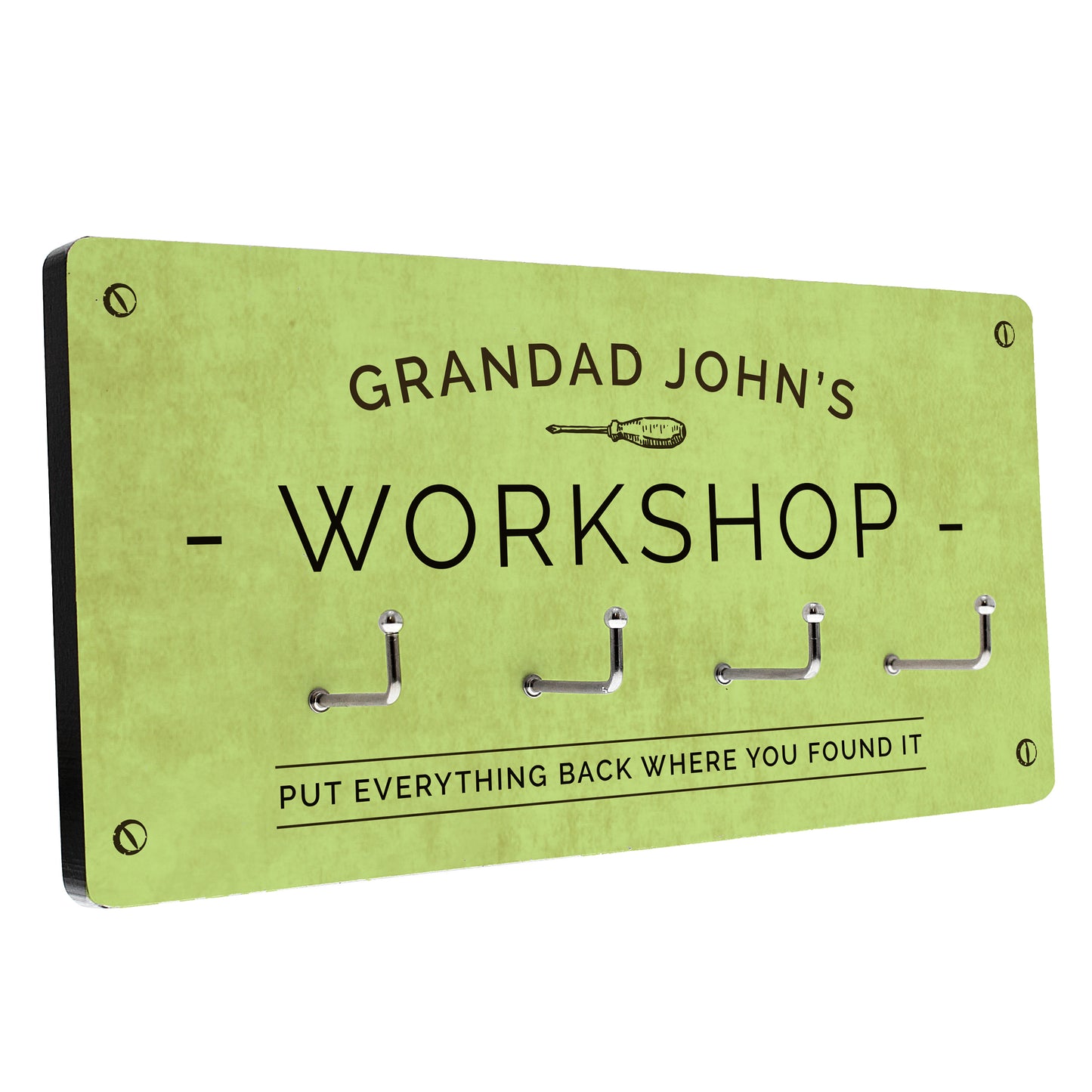 Personalised Workshop Hooks - MK&JD Gifts