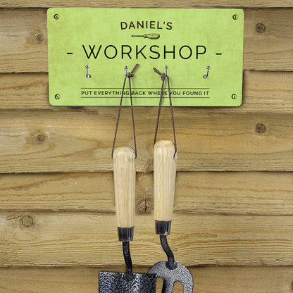 Personalised Workshop Hooks - MK&JD Gifts