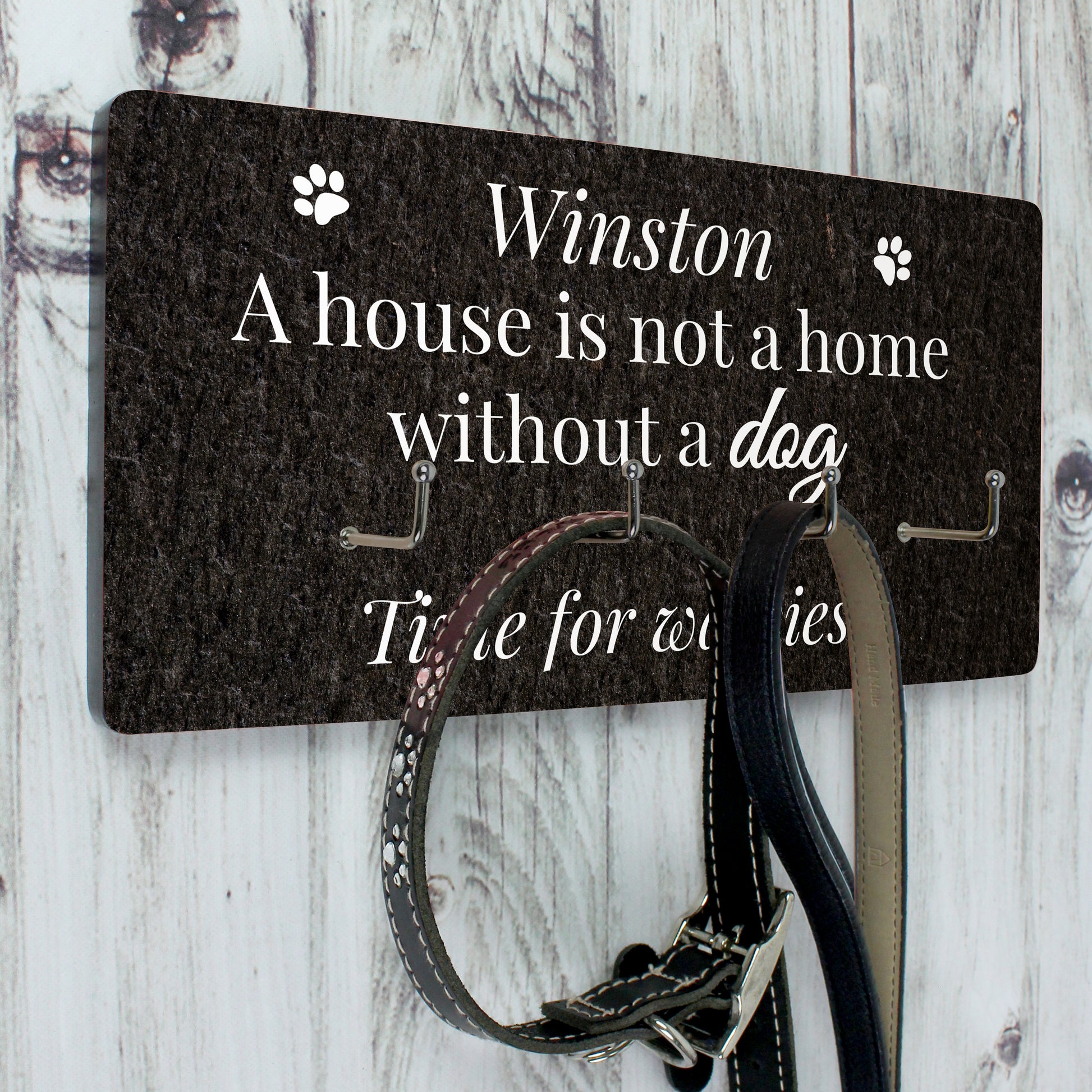 Personalised Dog Lead Hooks - MK&JD Gifts