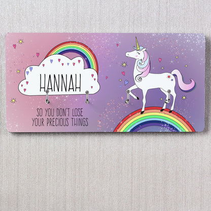 Personalised Unicorn Jewellery Hooks - MK&JD Gifts