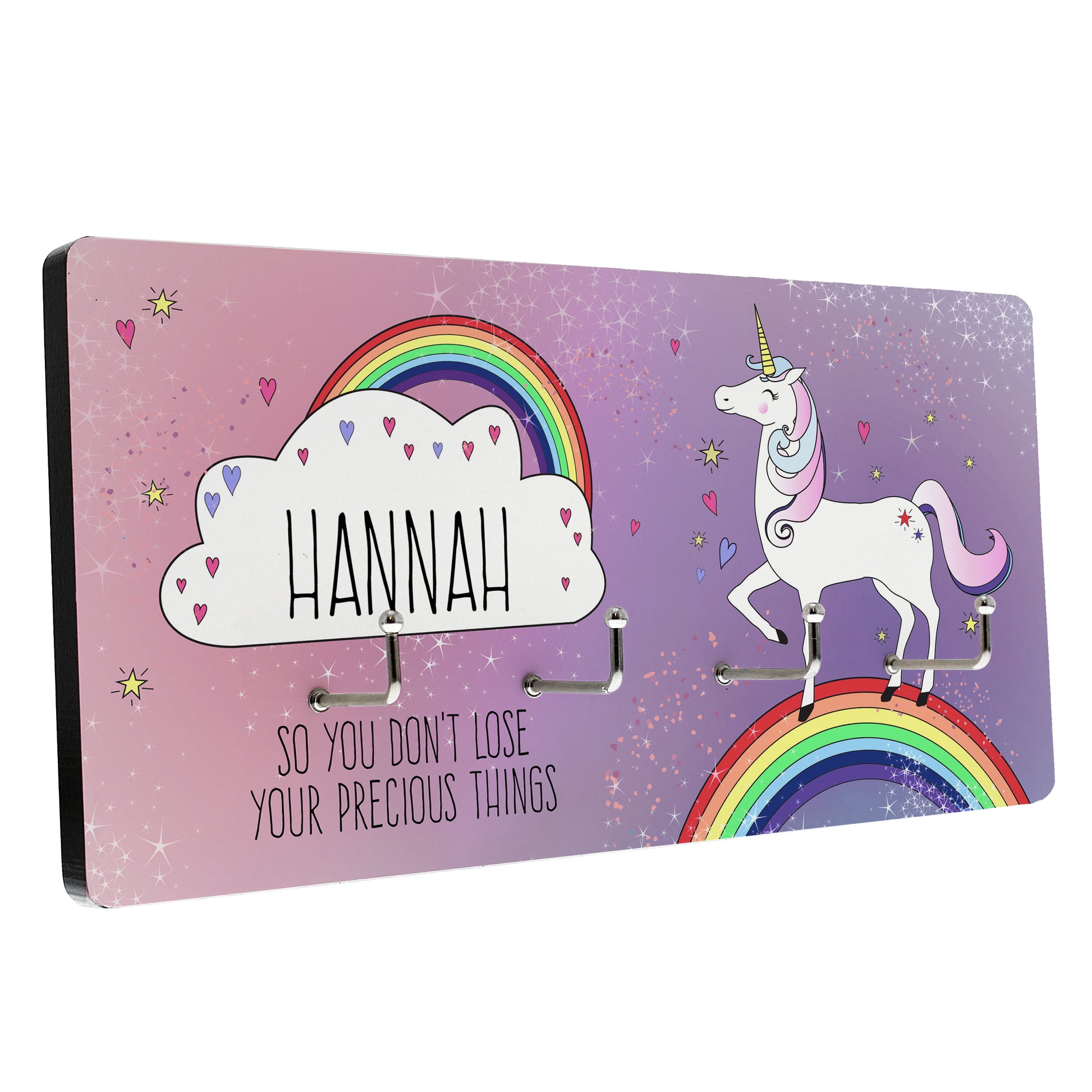 Personalised Unicorn Jewellery Hooks - MK&JD Gifts
