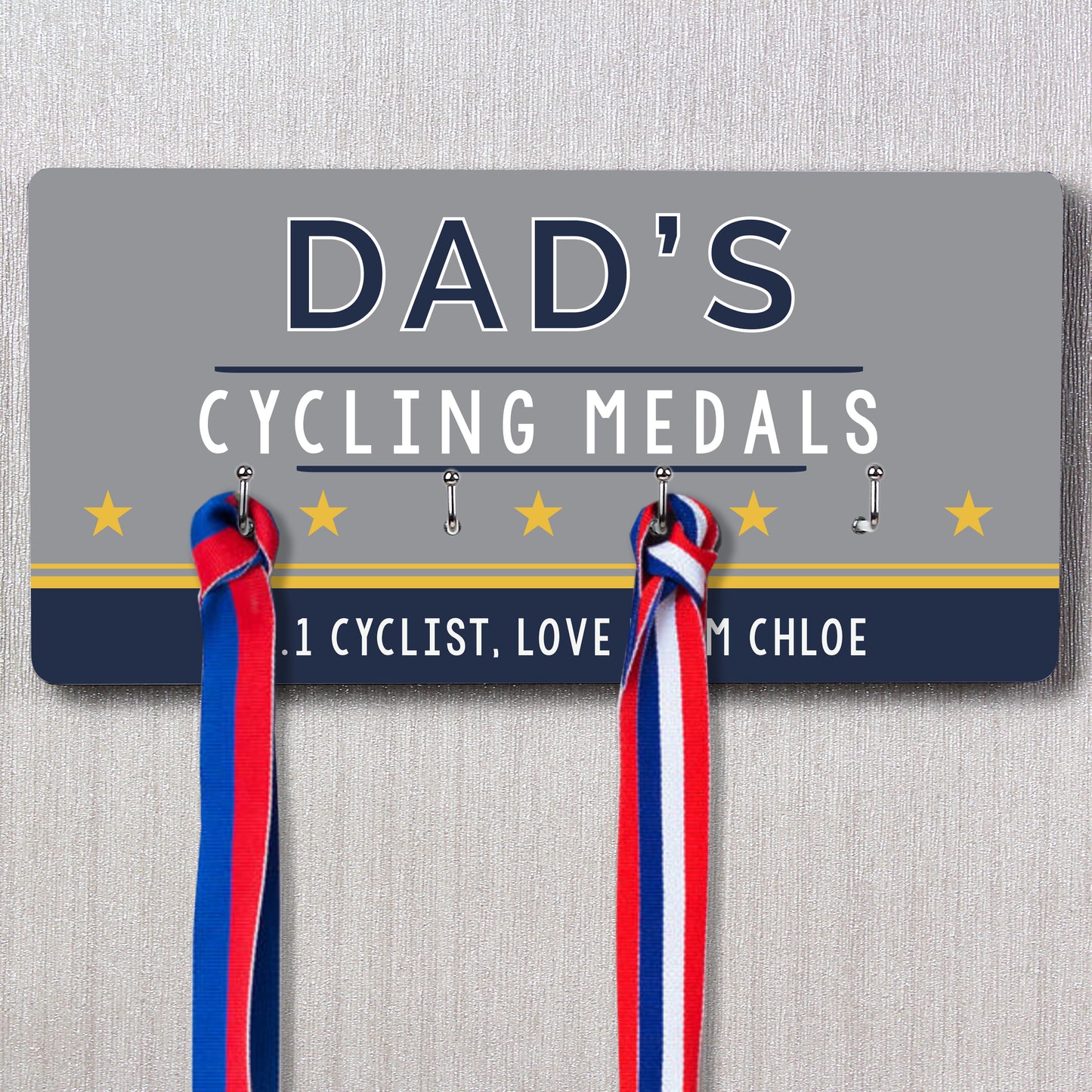 Personalised Achievement Medal Hooks - MK&JD Gifts