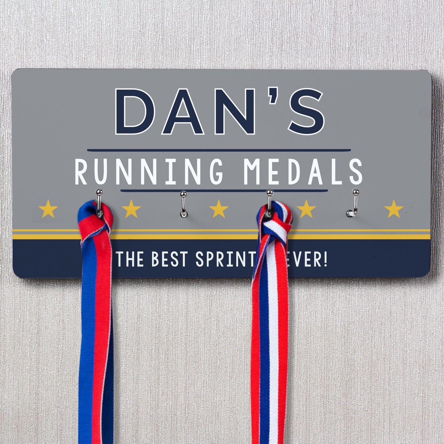 Personalised Achievement Medal Hooks - MK&JD Gifts
