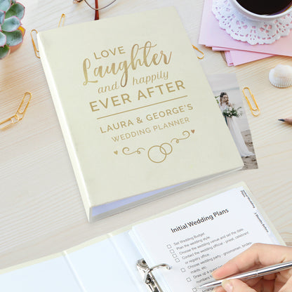 Personalised Happily Ever After Wedding Planner - MK&JD Gifts