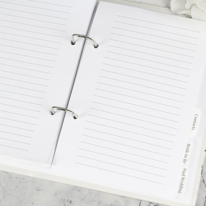 Personalised Happily Ever After Wedding Planner - MK&JD Gifts