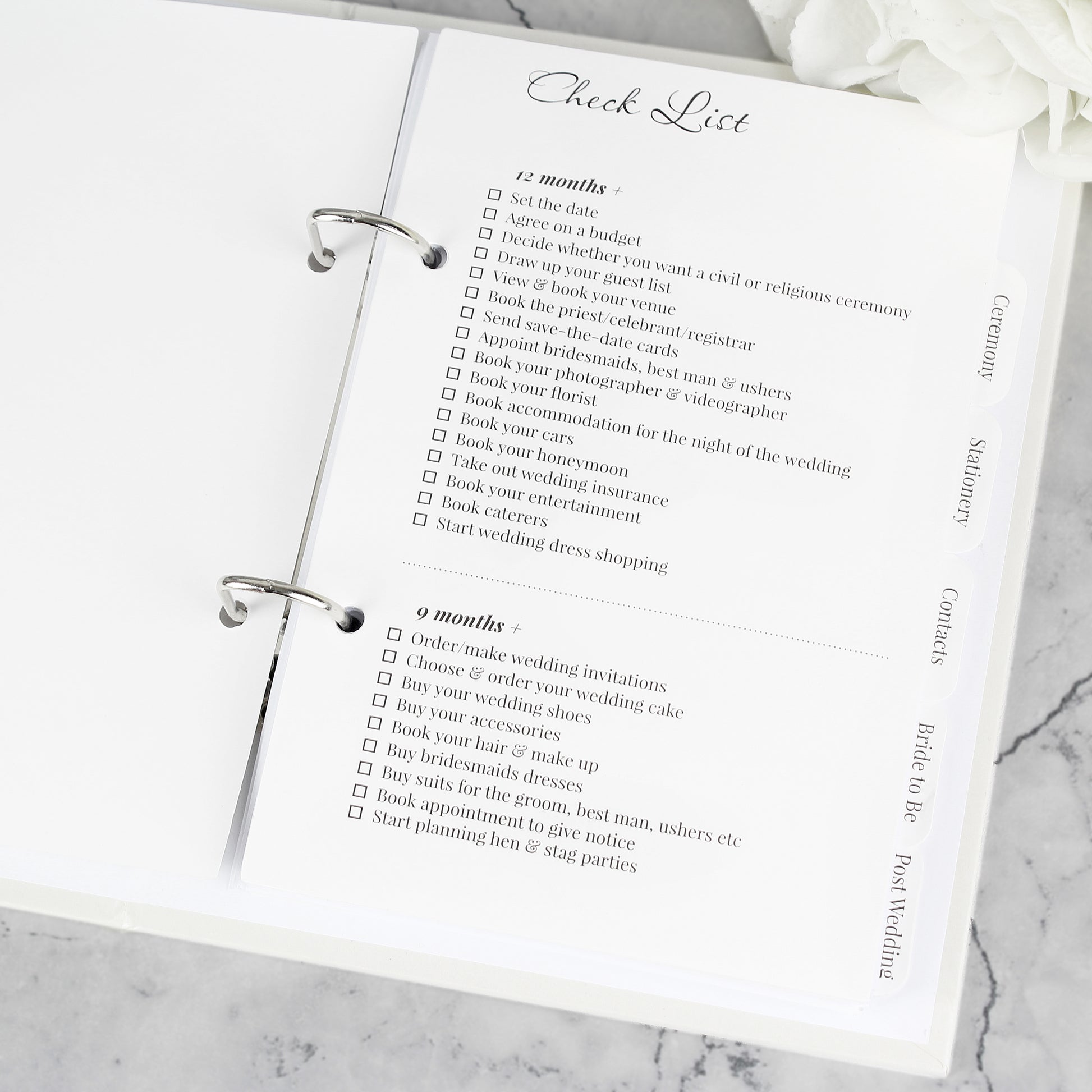 Personalised Happily Ever After Wedding Planner - MK&JD Gifts