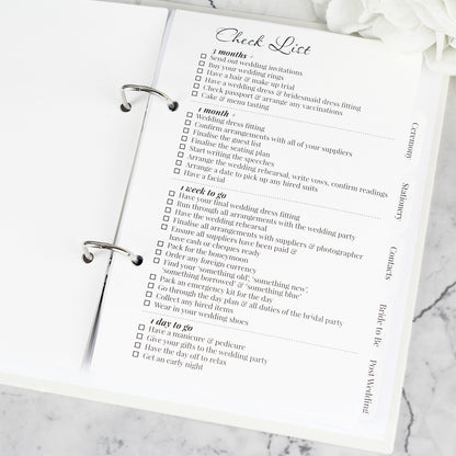 Personalised Happily Ever After Wedding Planner - MK&JD Gifts