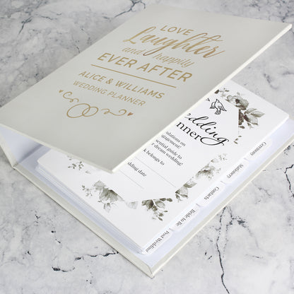 Personalised Happily Ever After Wedding Planner - MK&JD Gifts