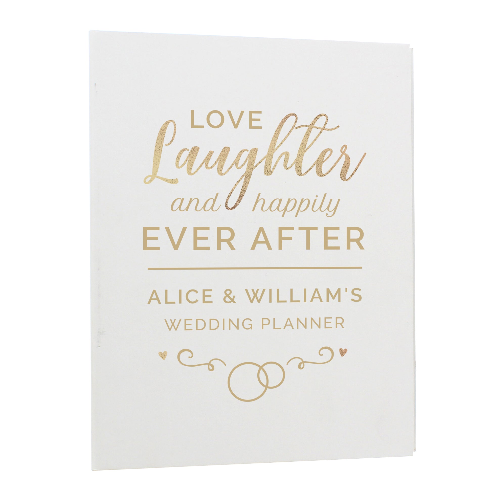 Personalised Happily Ever After Wedding Planner - MK&JD Gifts