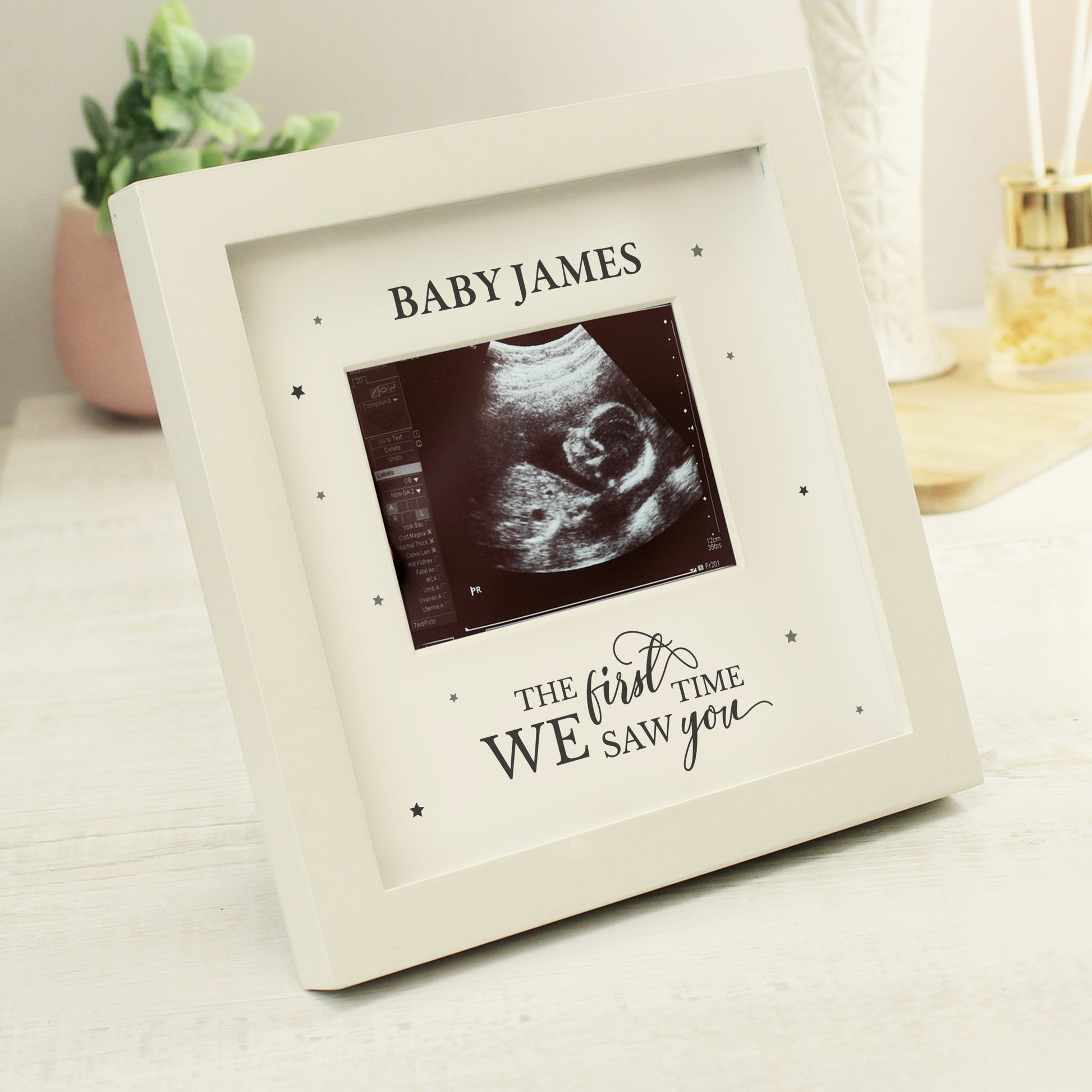 Personalised All Things Grow Baby Scan Frame - MK&JD Gifts