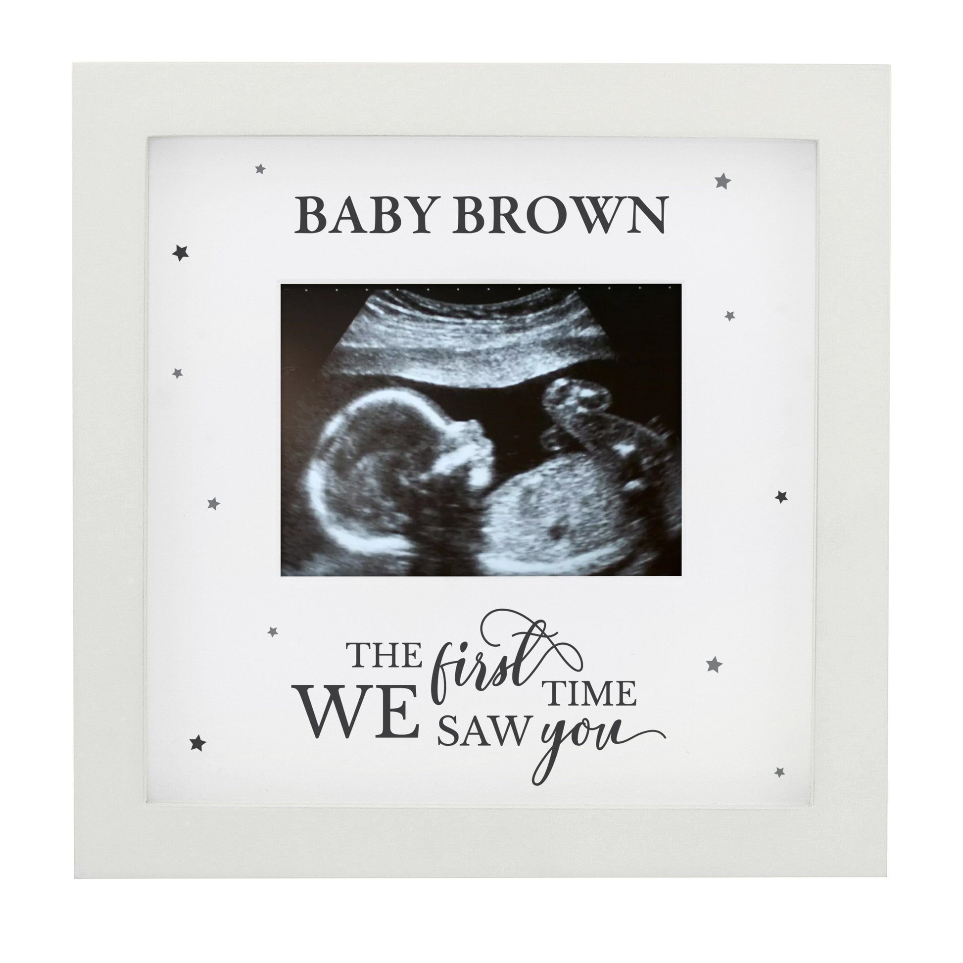 Personalised All Things Grow Baby Scan Frame - MK&JD Gifts