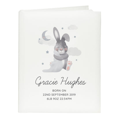 Personalised Baby Bunny Square Photo Album - MK&JD Gifts