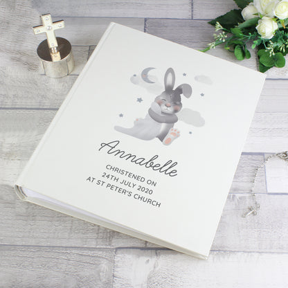Personalised Baby Bunny Square Photo Album - MK&JD Gifts