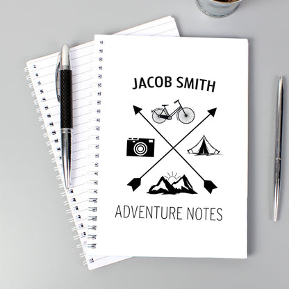 Personalised Adventure A5 Notebook - MK&JD Gifts
