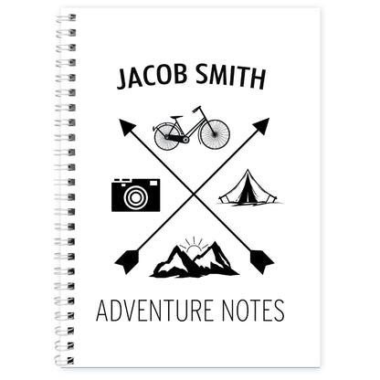 Personalised Adventure A5 Notebook - MK&JD Gifts