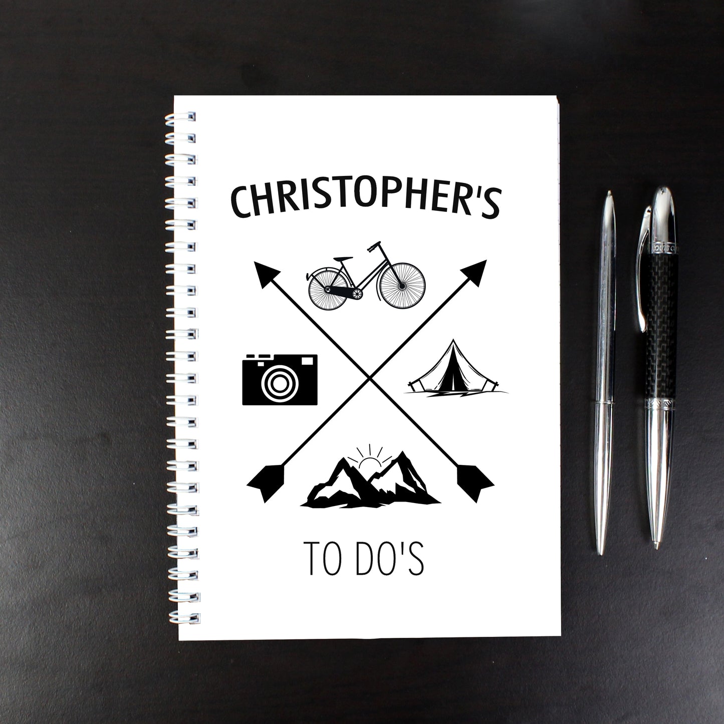Personalised Adventure A5 Notebook - MK&JD Gifts