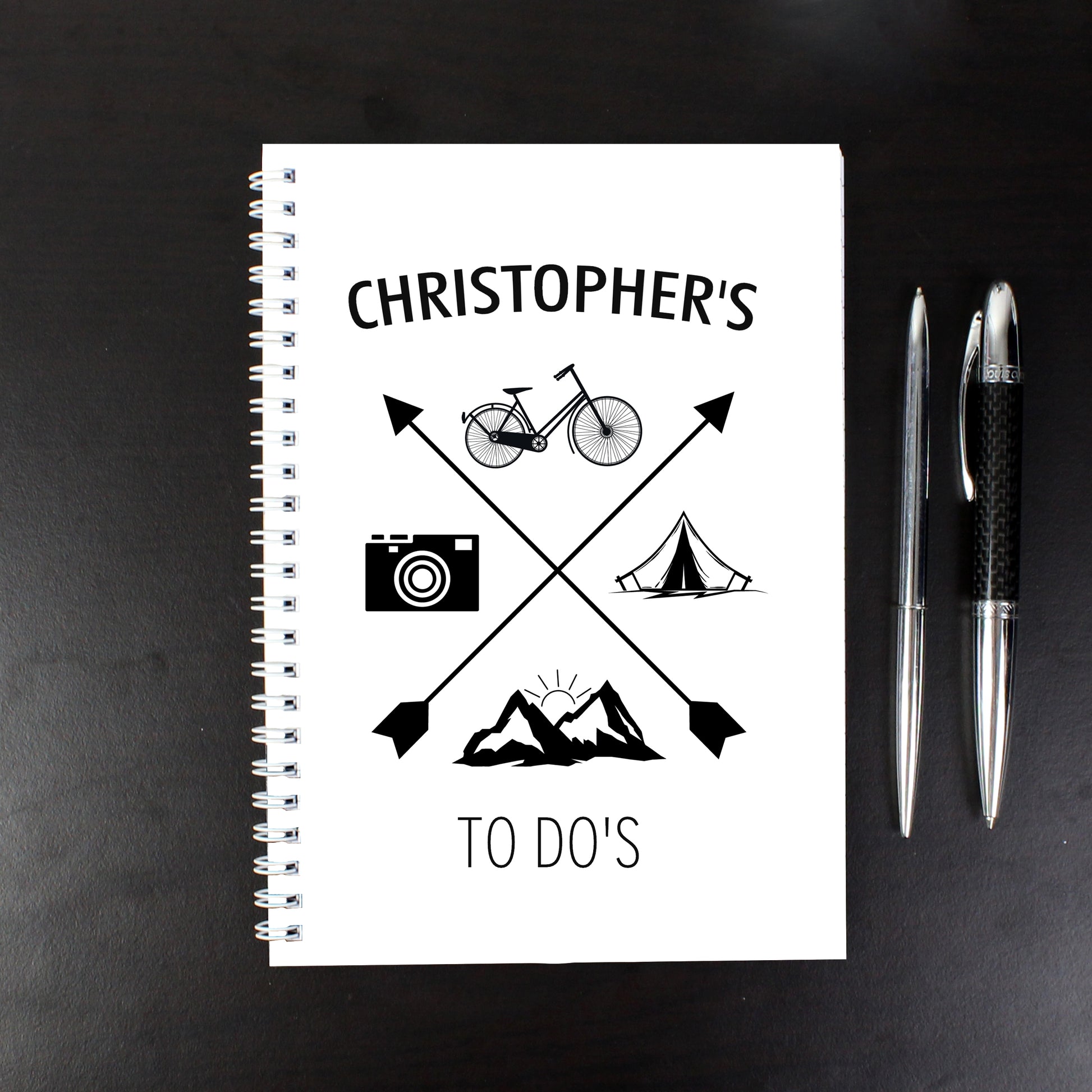 Personalised Adventure A5 Notebook - MK&JD Gifts
