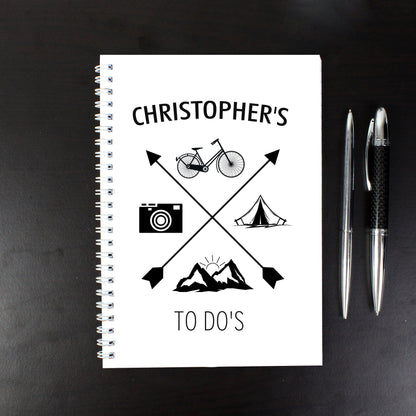 Personalised Adventure A5 Notebook - MK&JD Gifts