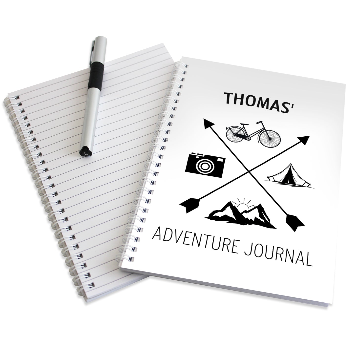 Personalised Adventure A5 Notebook - MK&JD Gifts
