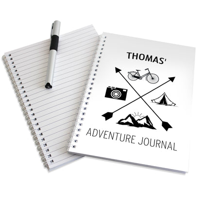 Personalised Adventure A5 Notebook - MK&JD Gifts
