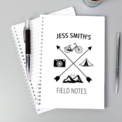 Personalised Adventure A5 Notebook - MK&JD Gifts
