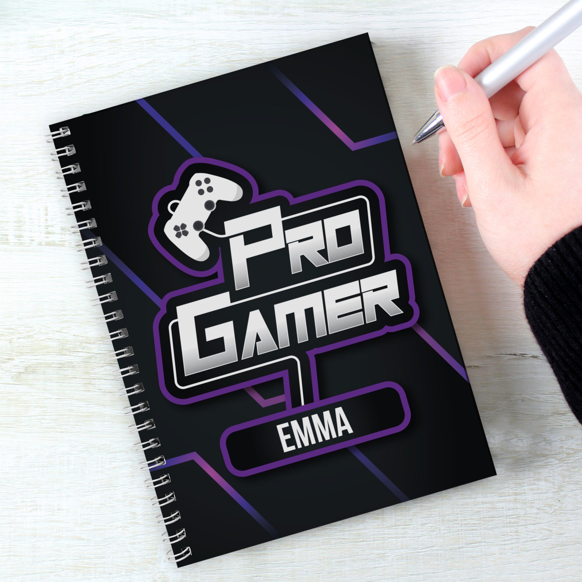 Personalised Pro Gamer A5 Notebook - MK&JD Gifts