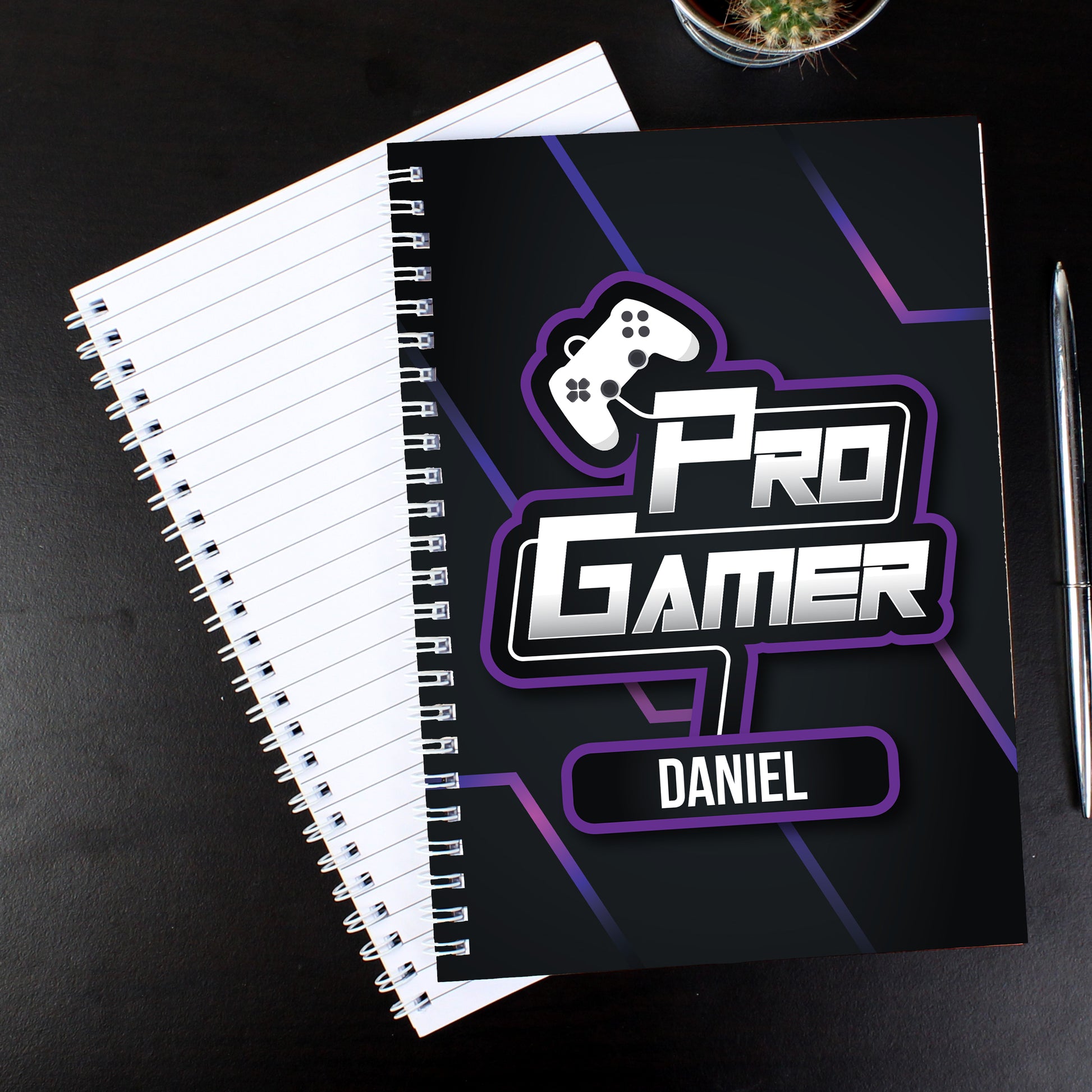 Personalised Pro Gamer A5 Notebook - MK&JD Gifts