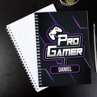 Personalised Pro Gamer A5 Notebook - MK&JD Gifts