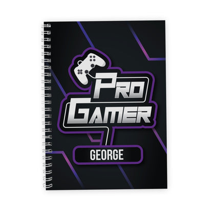Personalised Pro Gamer A5 Notebook - MK&JD Gifts