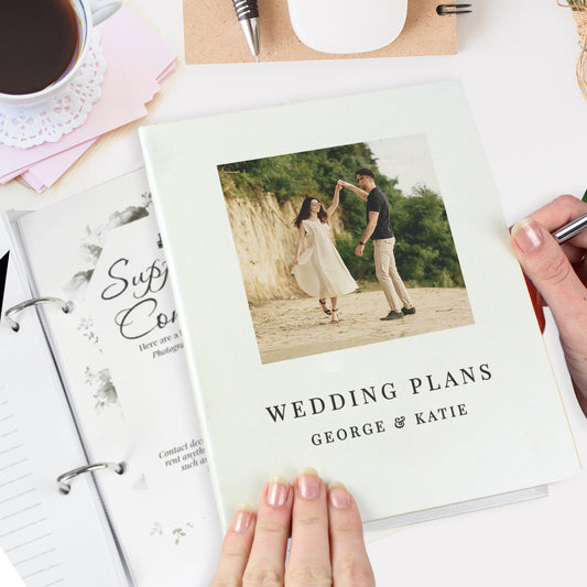 Personalised Photo Upload Wedding Planner - MK&JD Gifts