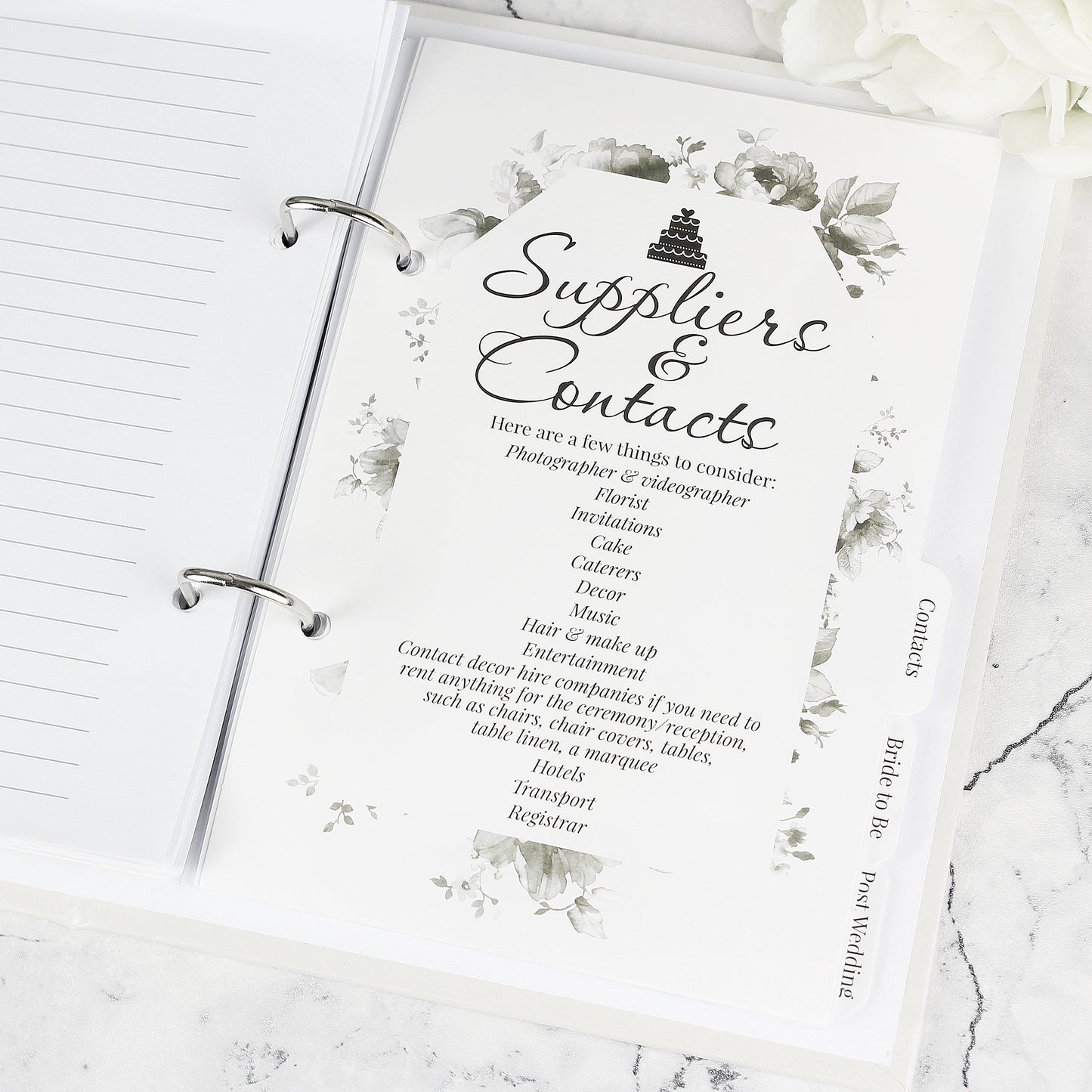 Personalised Photo Upload Wedding Planner - MK&JD Gifts