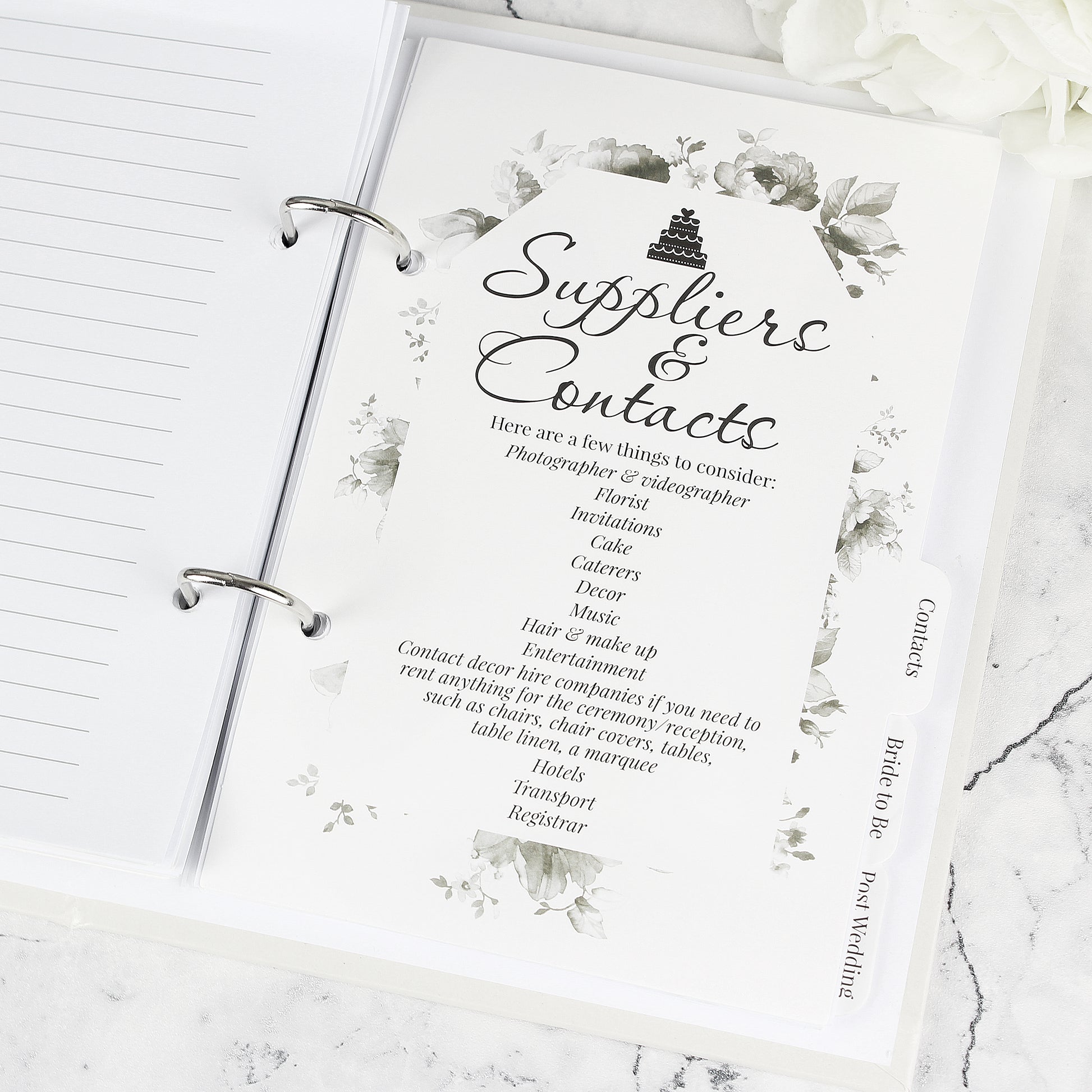 Personalised Photo Upload Wedding Planner - MK&JD Gifts